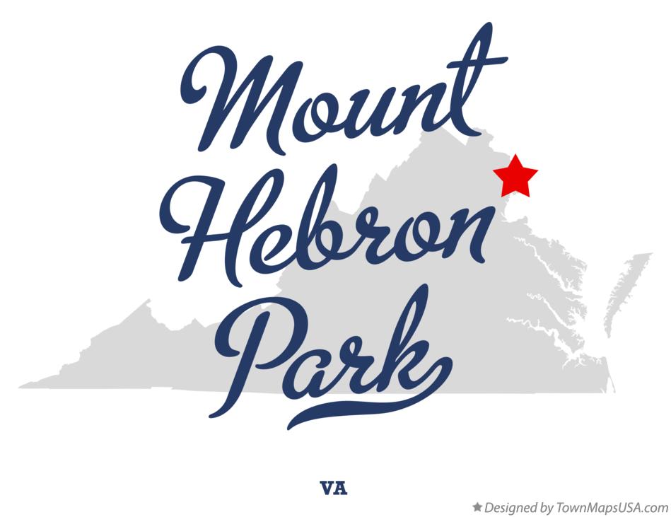Map of Mount Hebron Park Virginia VA