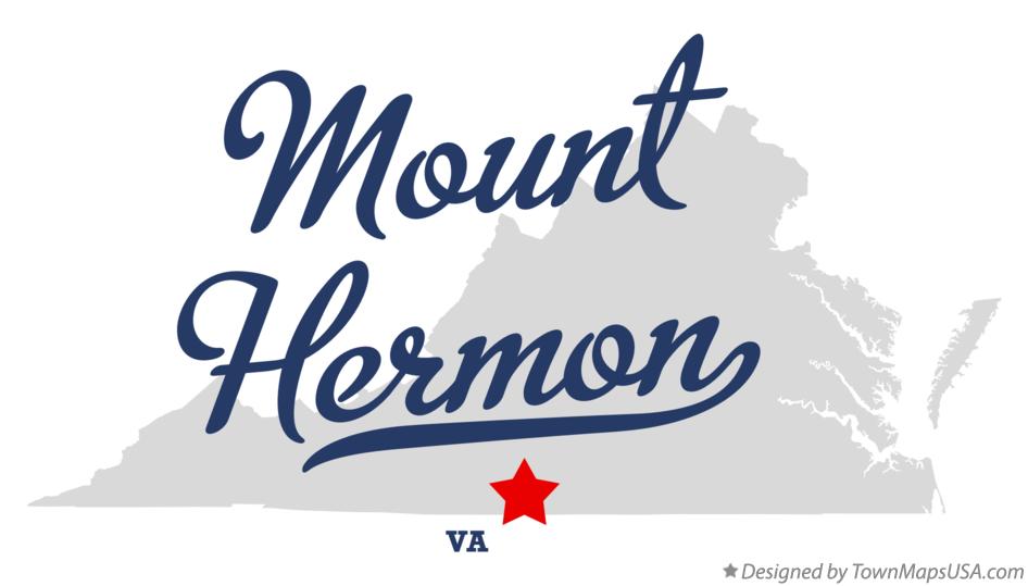 Map of Mount Hermon Virginia VA