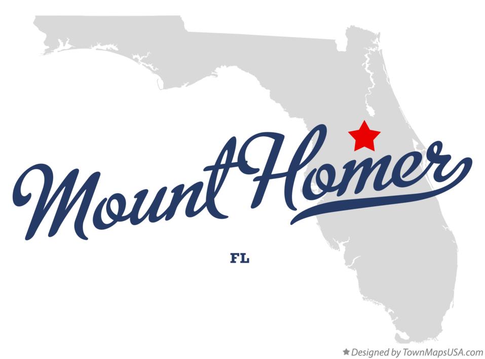 Map of Mount Homer Florida FL