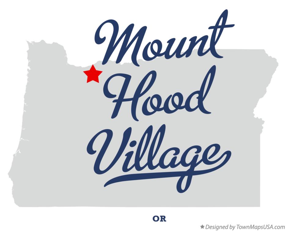 Map of Mount Hood Village Oregon OR