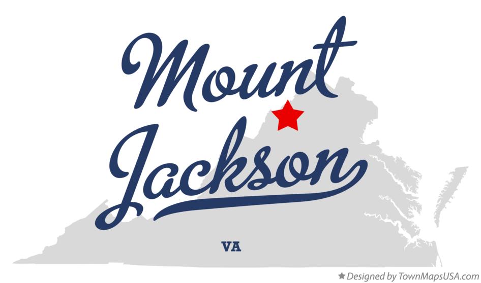 Map of Mount Jackson Virginia VA
