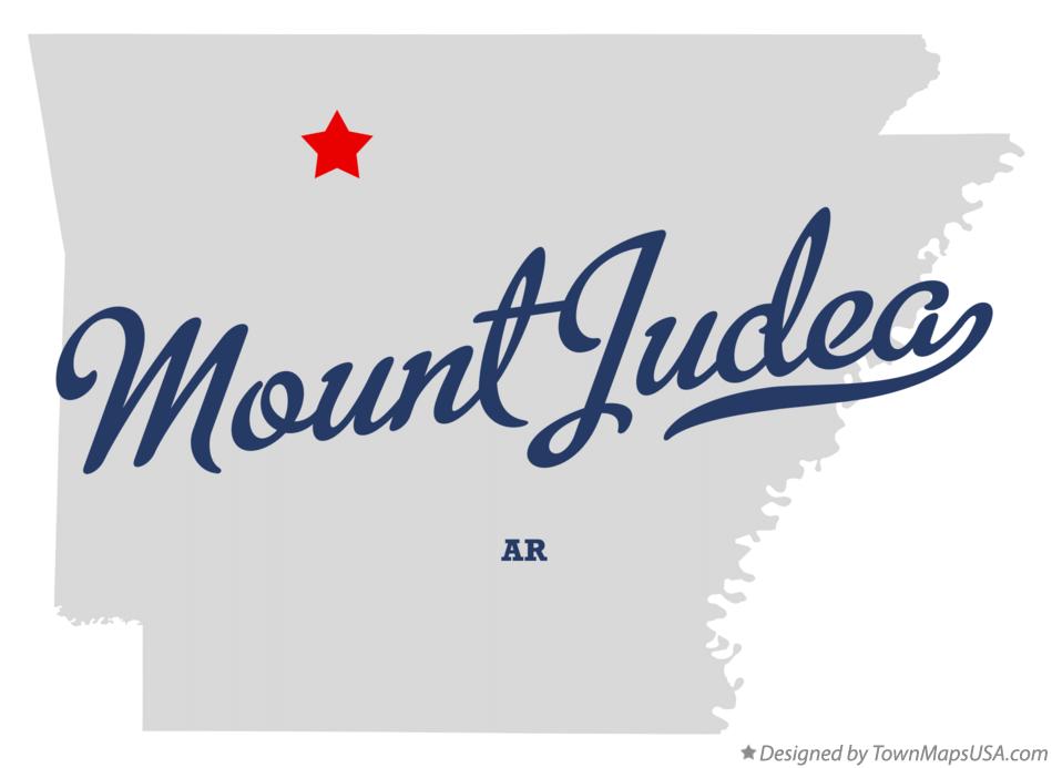 Map of Mount Judea Arkansas AR