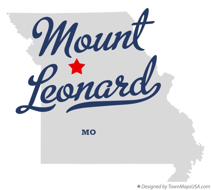 Map of Mount Leonard Missouri MO