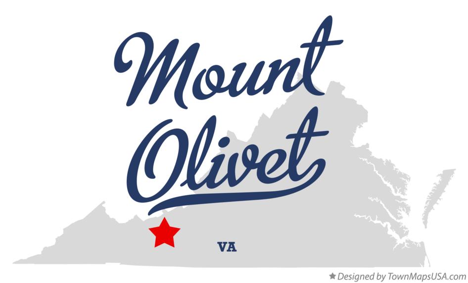Map of Mount Olivet Virginia VA