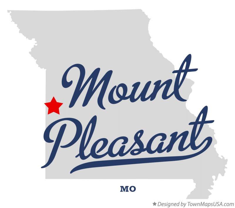 Map of Mount Pleasant Missouri MO