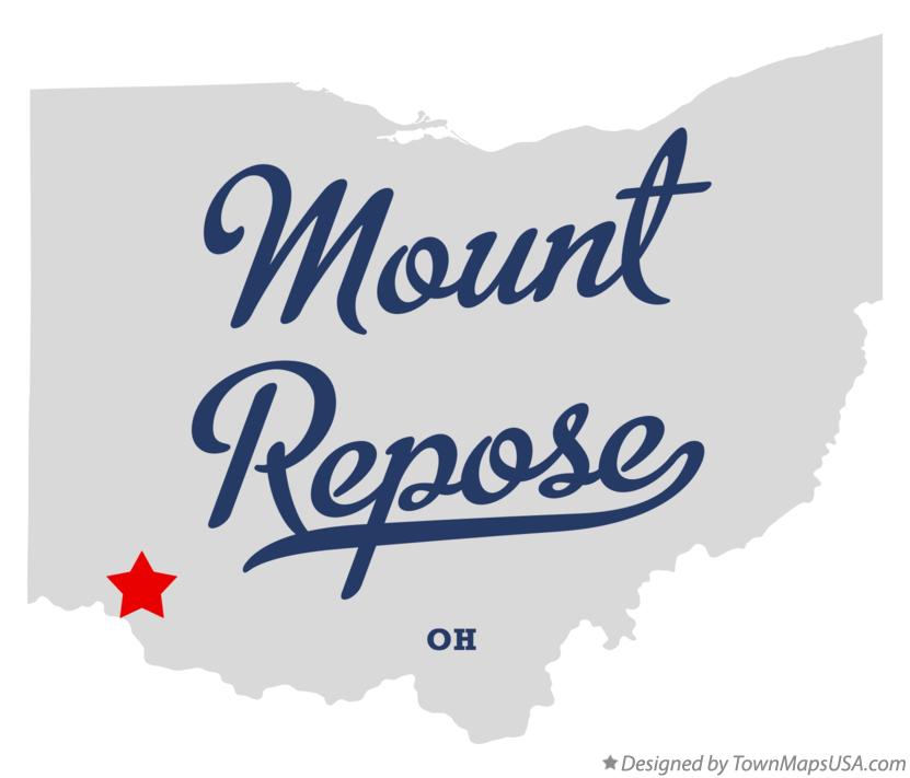 Map of Mount Repose Ohio OH