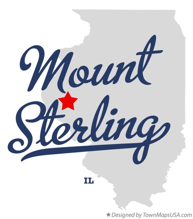 Map of Mount Sterling Illinois IL