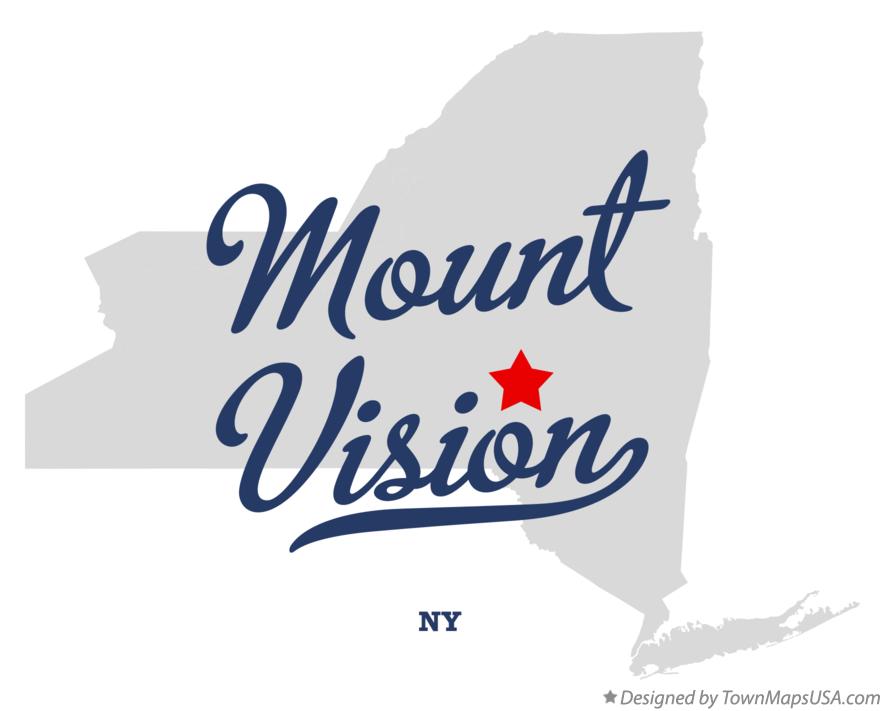 Map of Mount Vision New York NY