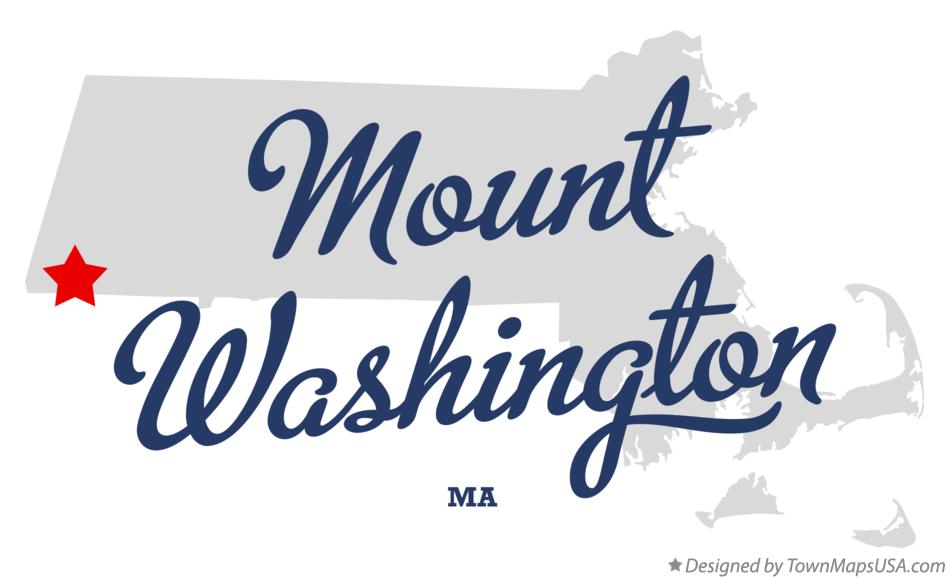 Map of Mount Washington Massachusetts MA