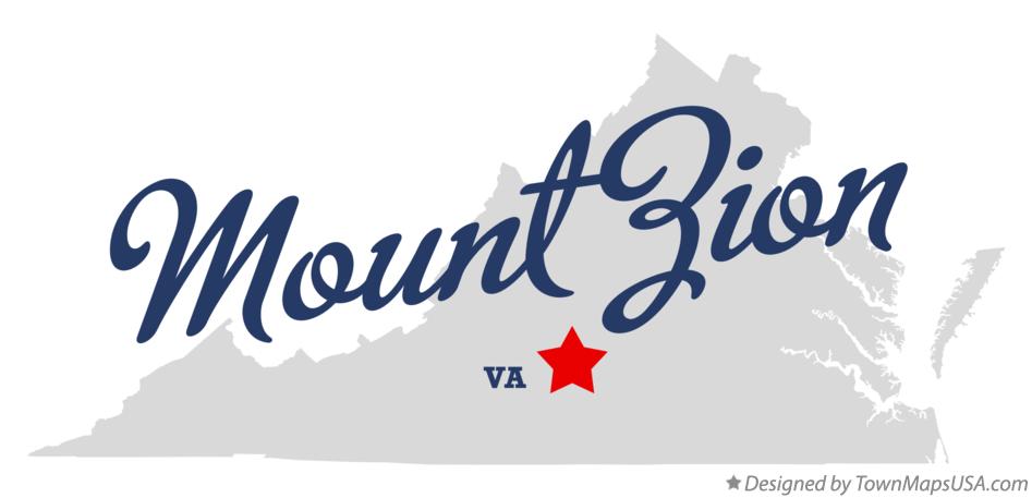 Map of Mount Zion Virginia VA