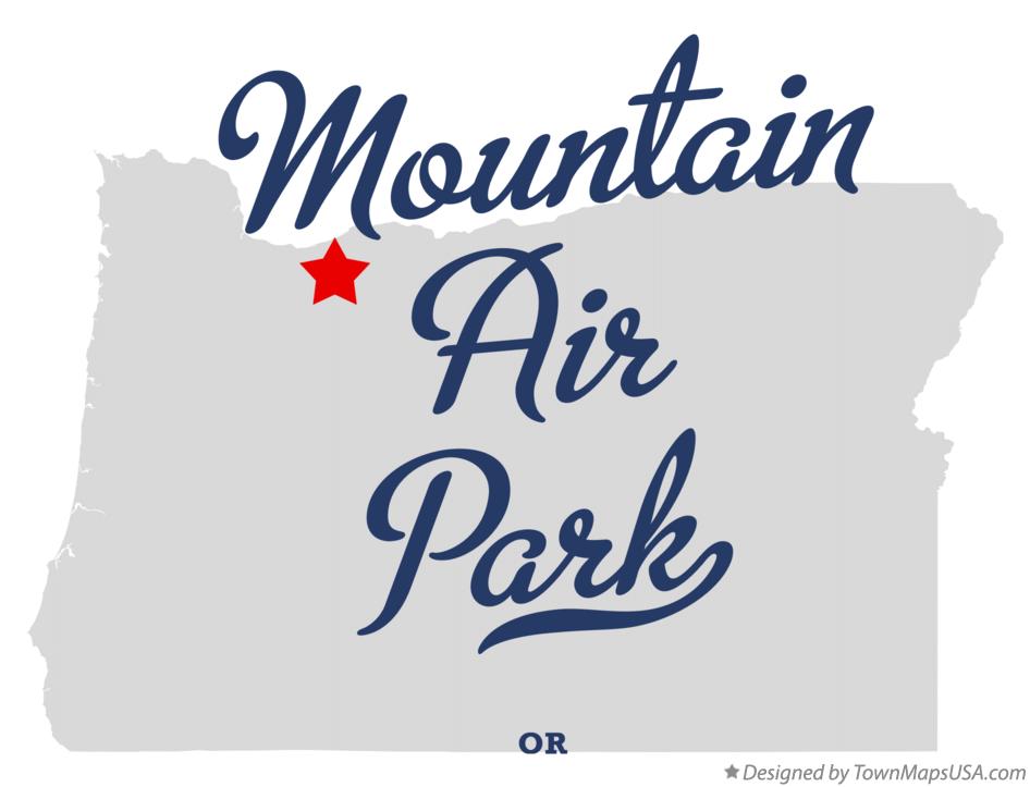 Map of Mountain Air Park Oregon OR