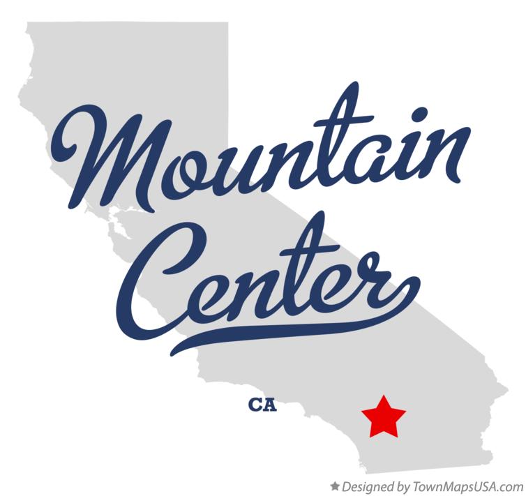 Map of Mountain Center California CA
