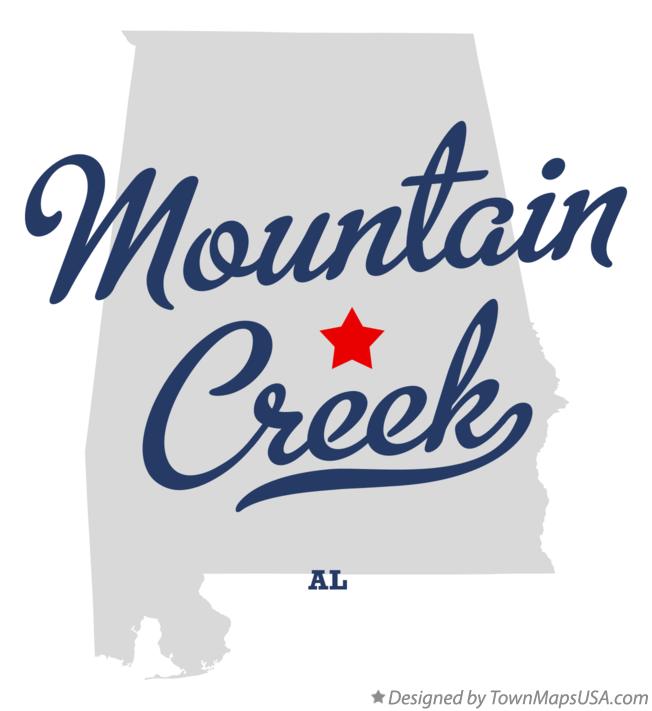Map of Mountain Creek Alabama AL
