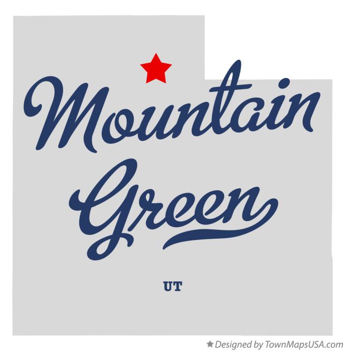 Map of Mountain Green Utah UT