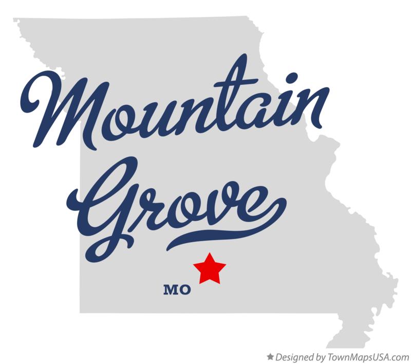 Map of Mountain Grove Missouri MO