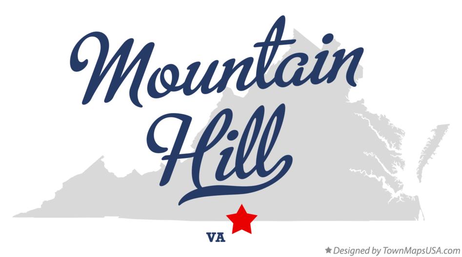 Map of Mountain Hill Virginia VA