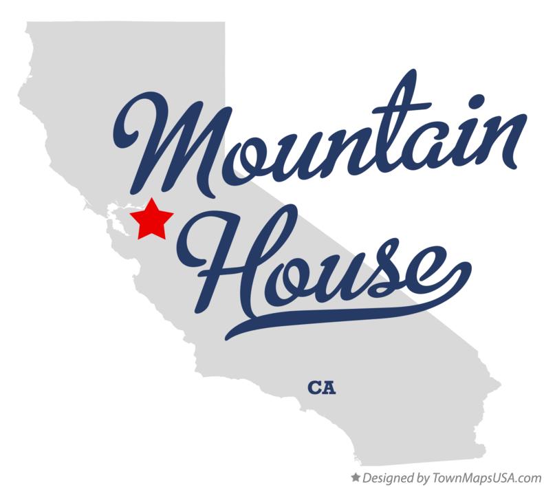 Map of Mountain House California CA