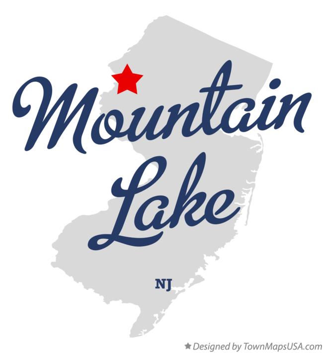Map of Mountain Lake New Jersey NJ
