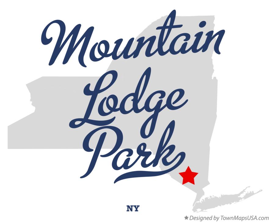 Map of Mountain Lodge Park New York NY