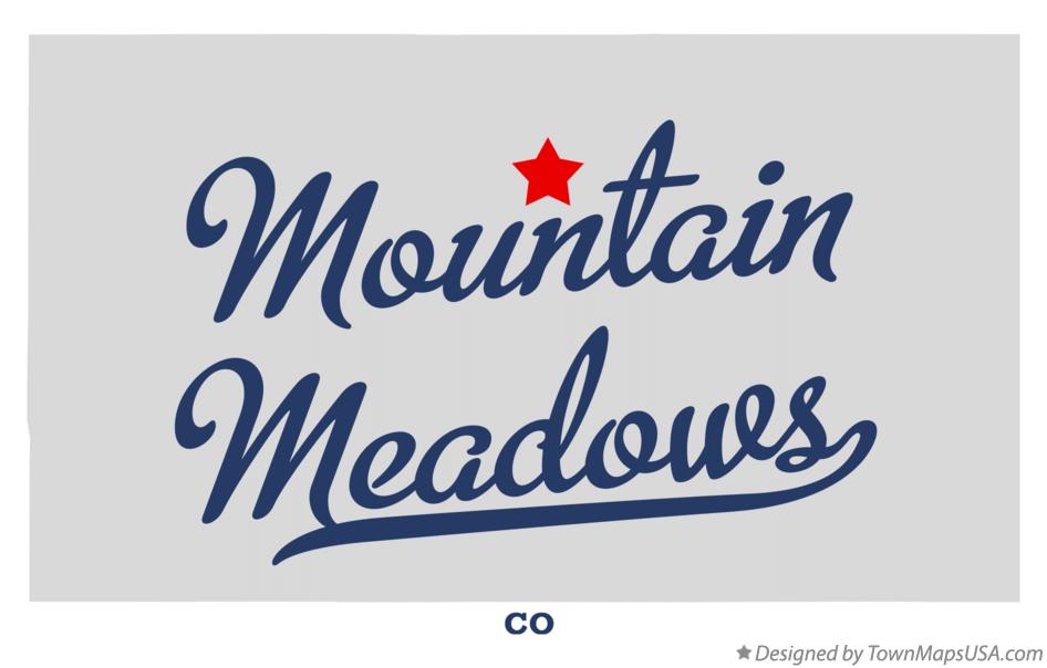 Map of Mountain Meadows Colorado CO
