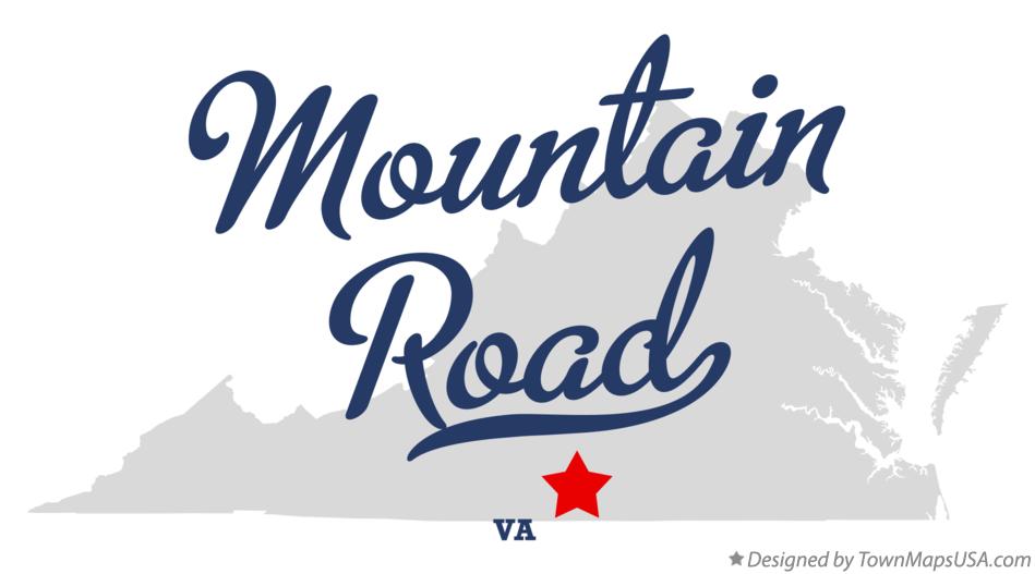 Map of Mountain Road Virginia VA