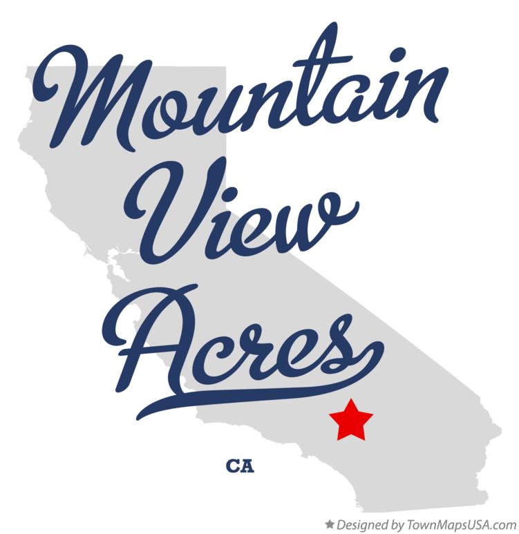 Map of Mountain View Acres California CA