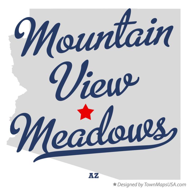 Map of Mountain View Meadows Arizona AZ