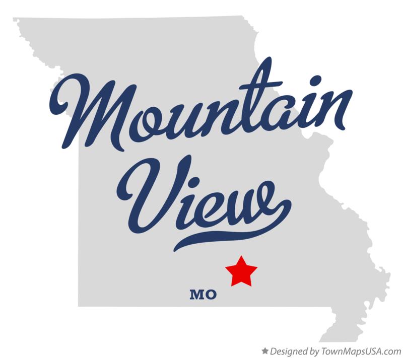 Map of Mountain View Missouri MO