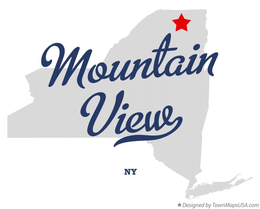 Map of Mountain View New York NY