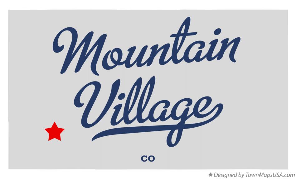 Map of Mountain Village Colorado CO