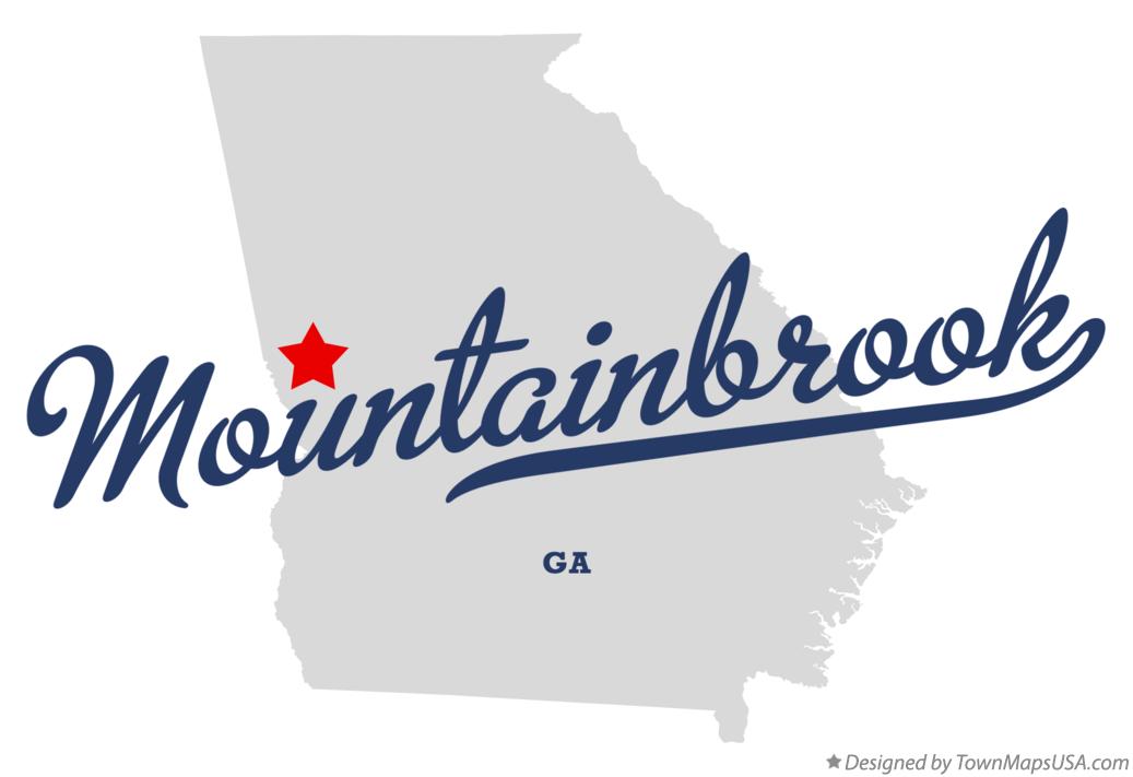 Map of Mountainbrook Georgia GA