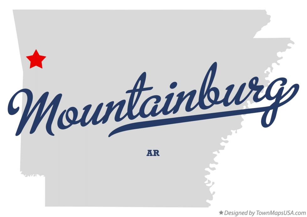 Map of Mountainburg Arkansas AR