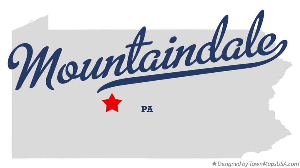 Map of Mountaindale Pennsylvania PA