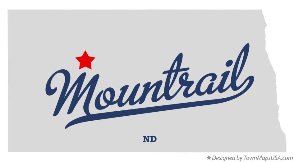 Map of Mountrail North Dakota ND