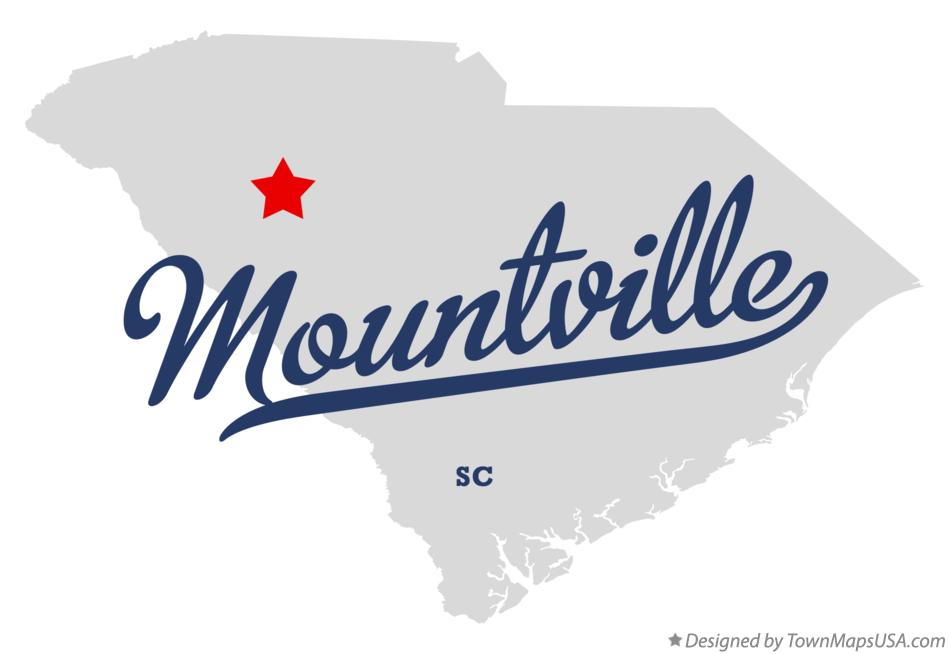 Map of Mountville South Carolina SC