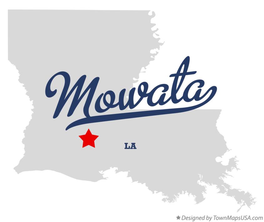 Map of Mowata Louisiana LA