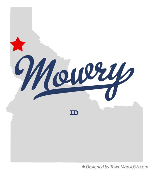 Map of Mowry Idaho ID