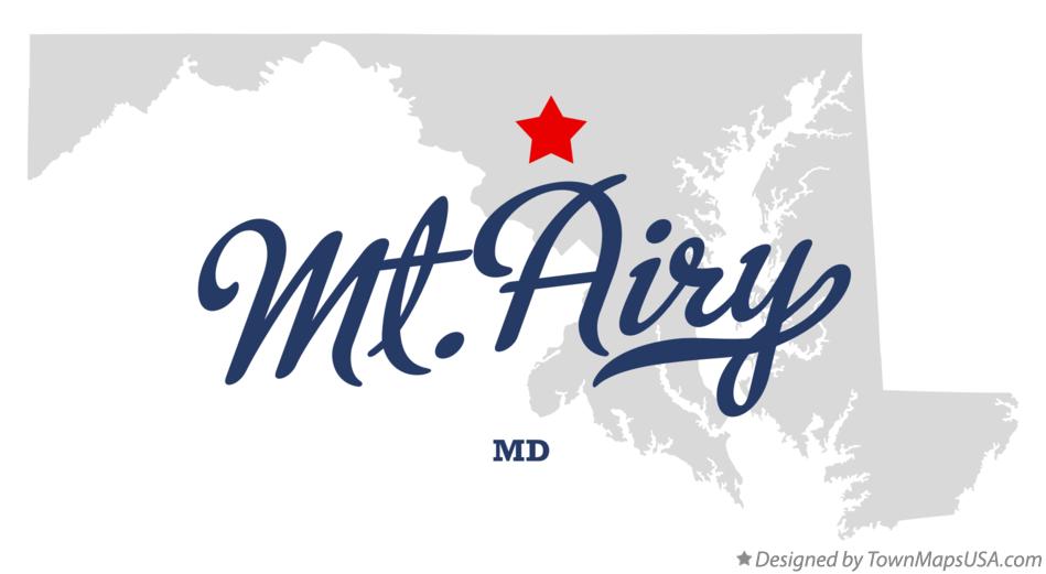 Map of Mt.Airy Maryland MD