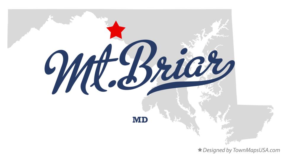 Map of Mt.Briar Maryland MD