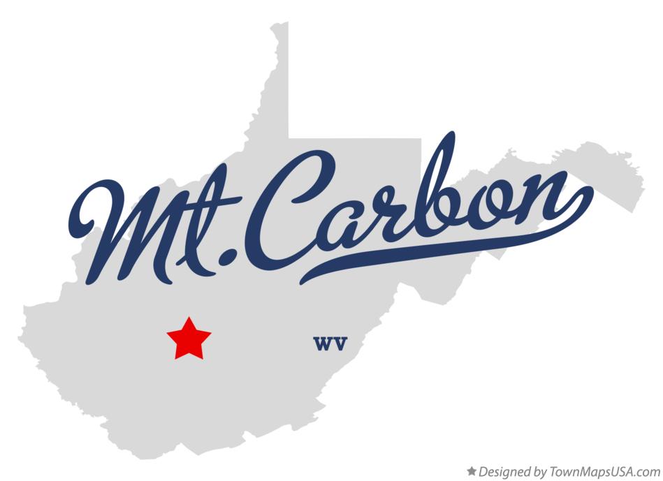Map of Mt.Carbon West Virginia WV