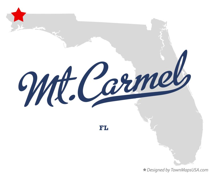 Map of Mt.Carmel Florida FL