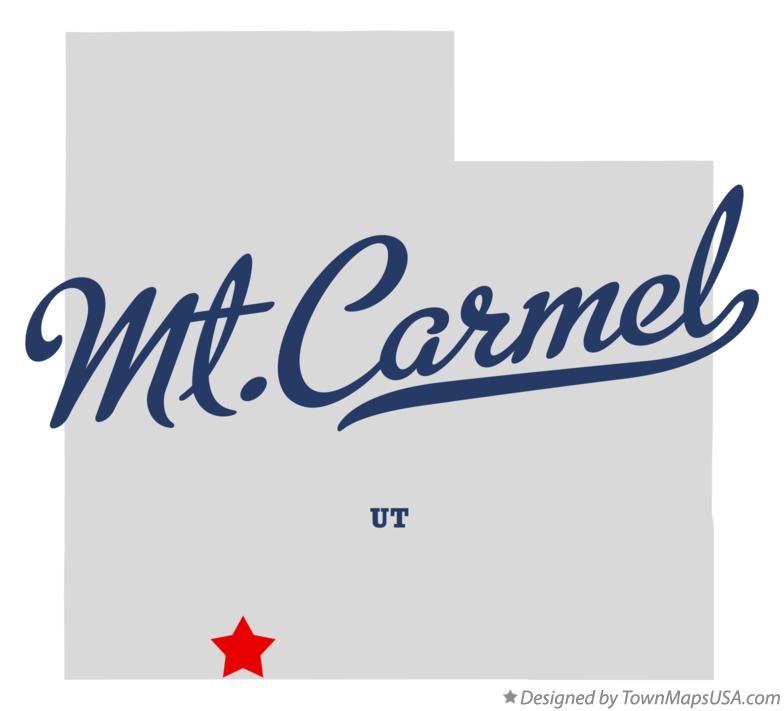Map of Mt.Carmel Utah UT