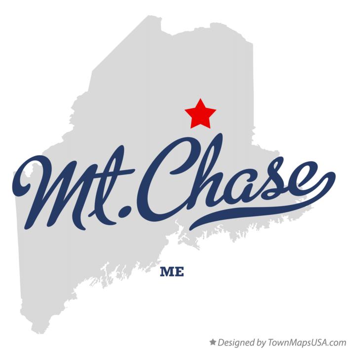 Map of Mt.Chase Maine ME