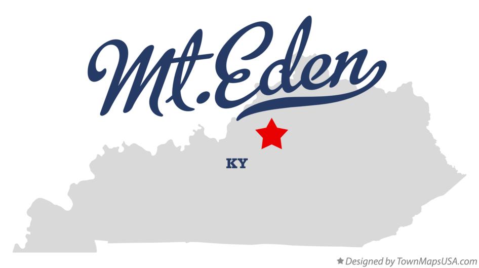 Map of Mt.Eden Kentucky KY