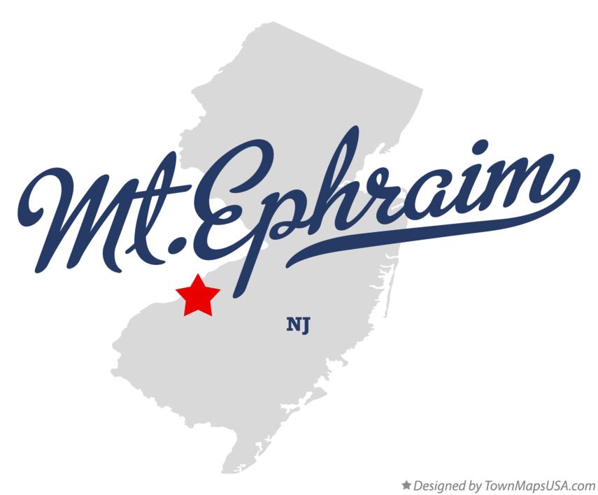 Map of Mt.Ephraim New Jersey NJ