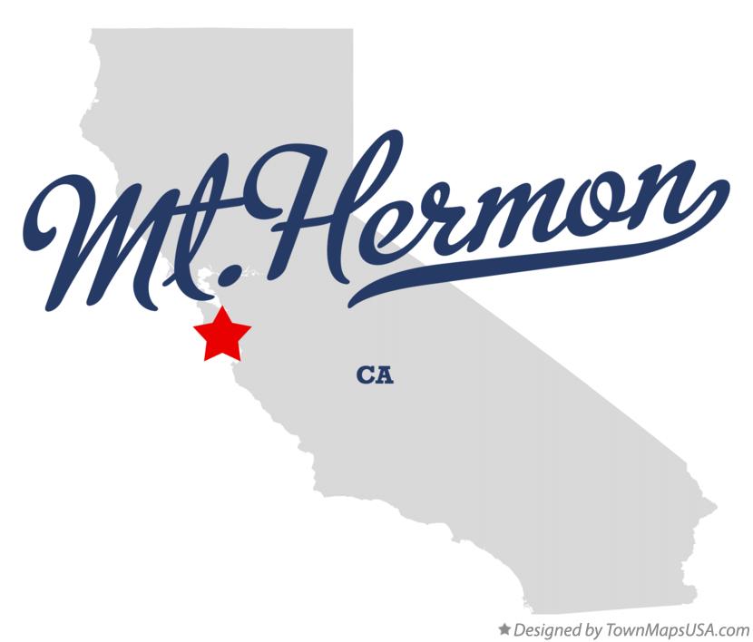 Map of Mt.Hermon California CA