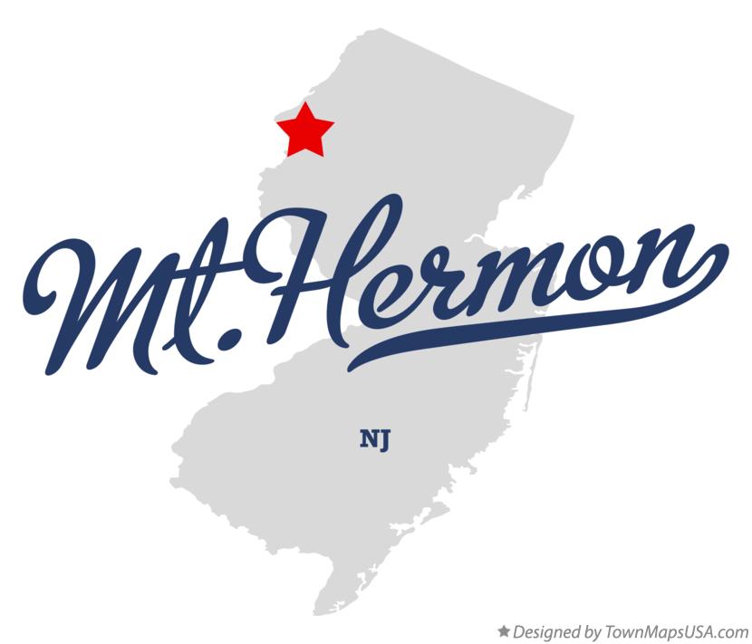 Map of Mt.Hermon New Jersey NJ