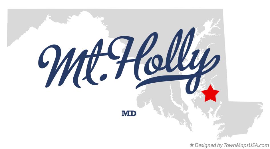 Map of Mt.Holly Maryland MD