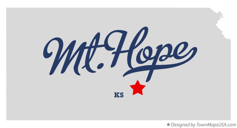 Map of Mt.Hope Kansas KS