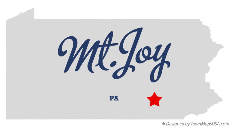 Map of Mt.Joy Pennsylvania PA
